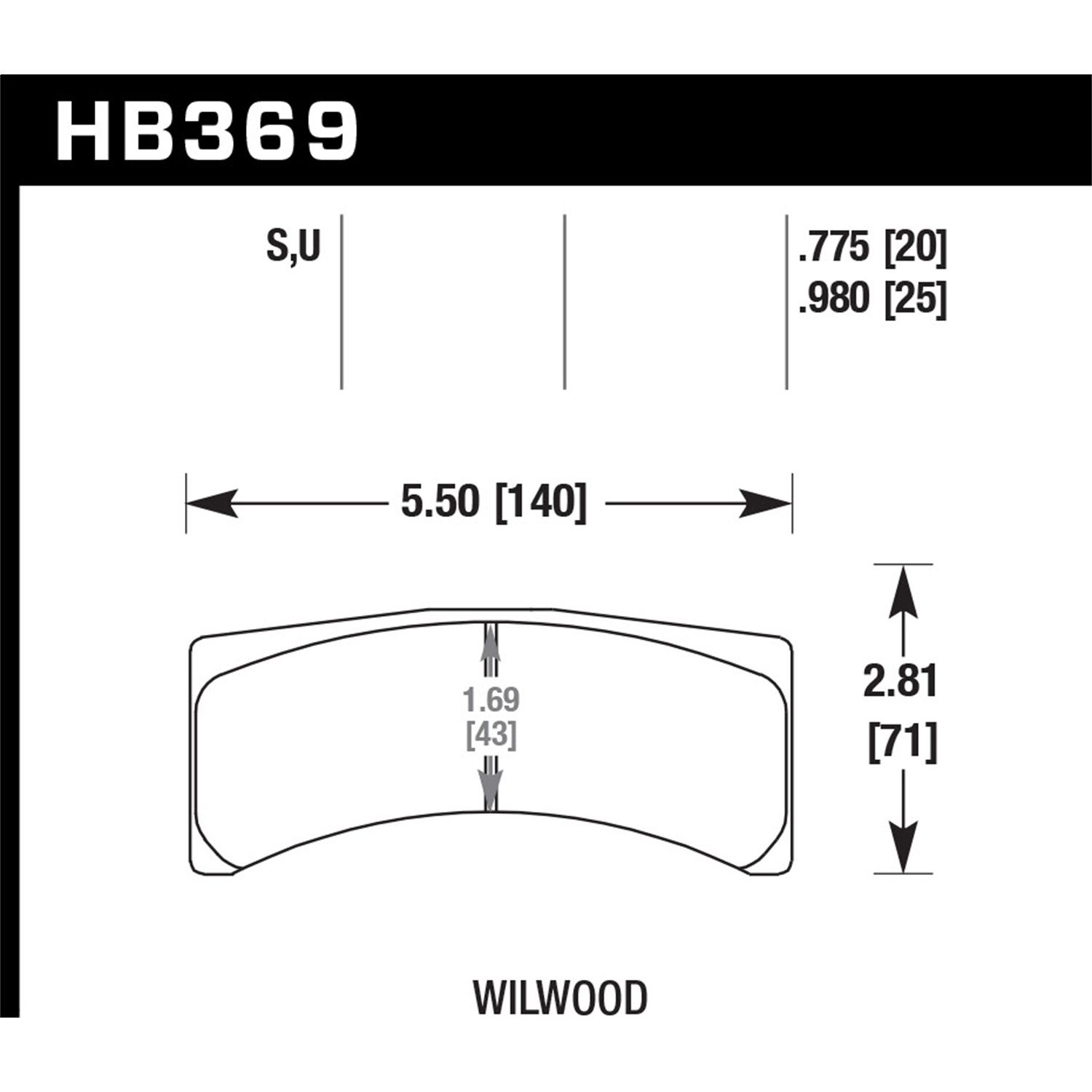 DTC-70 Disc Brake Pad