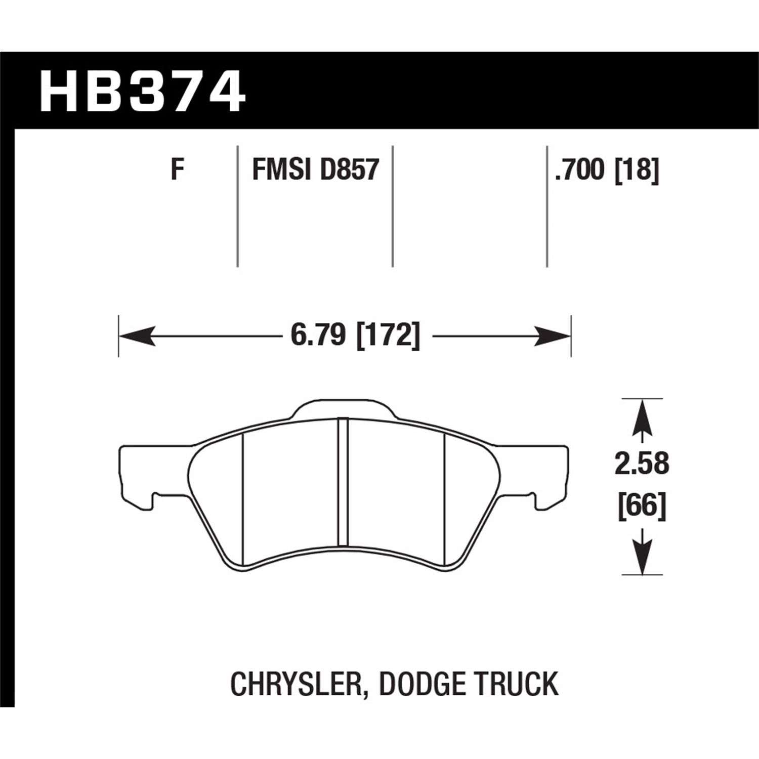 HPS Disc Brake Pad