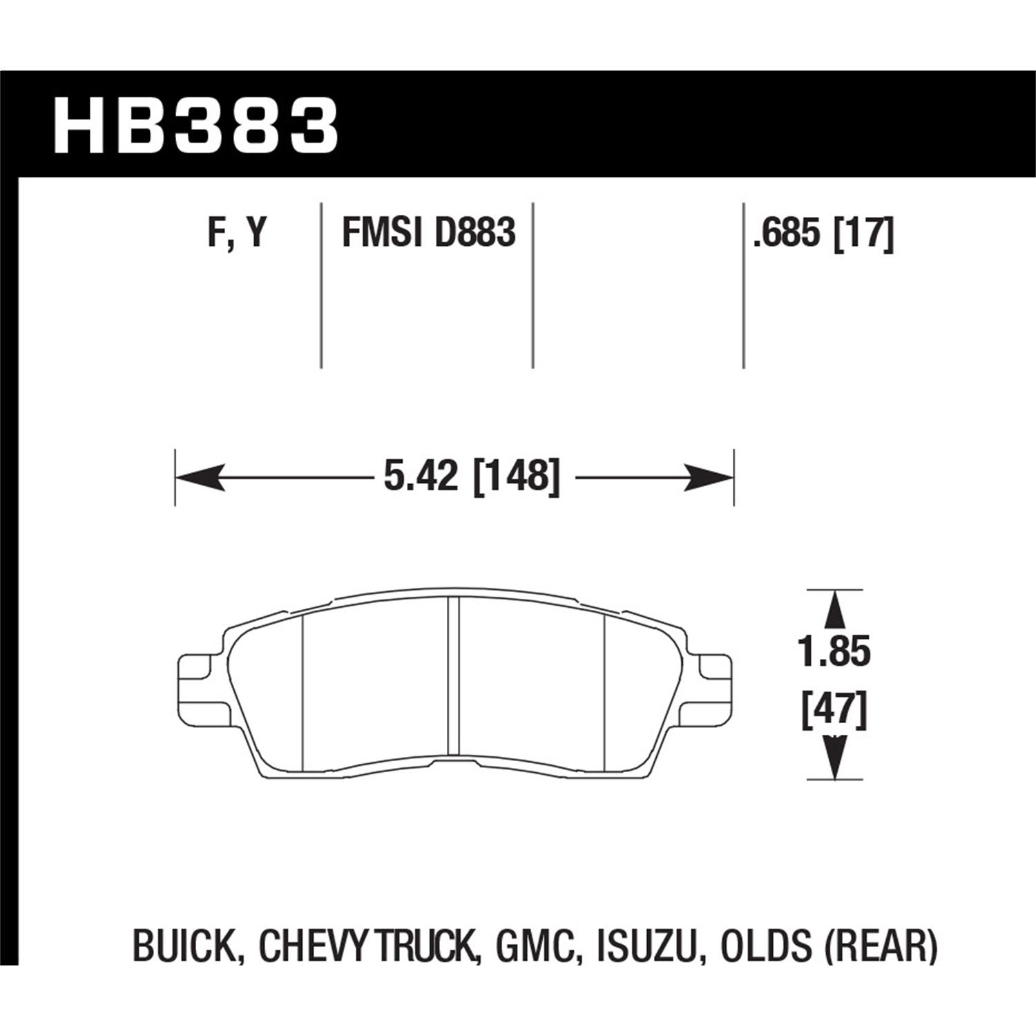 HPS Disc Brake Pad