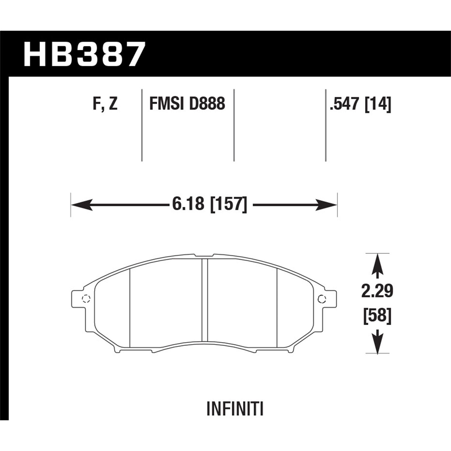 HPS Disc Brake Pad