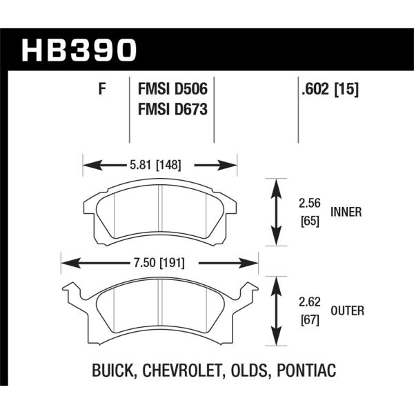 HPS Disc Brake Pad