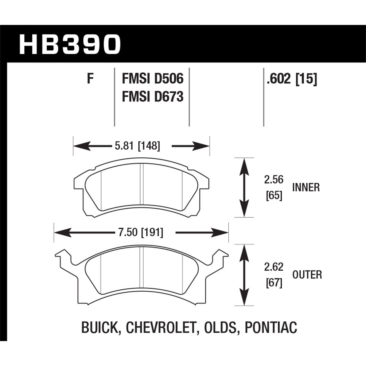 HPS Disc Brake Pad