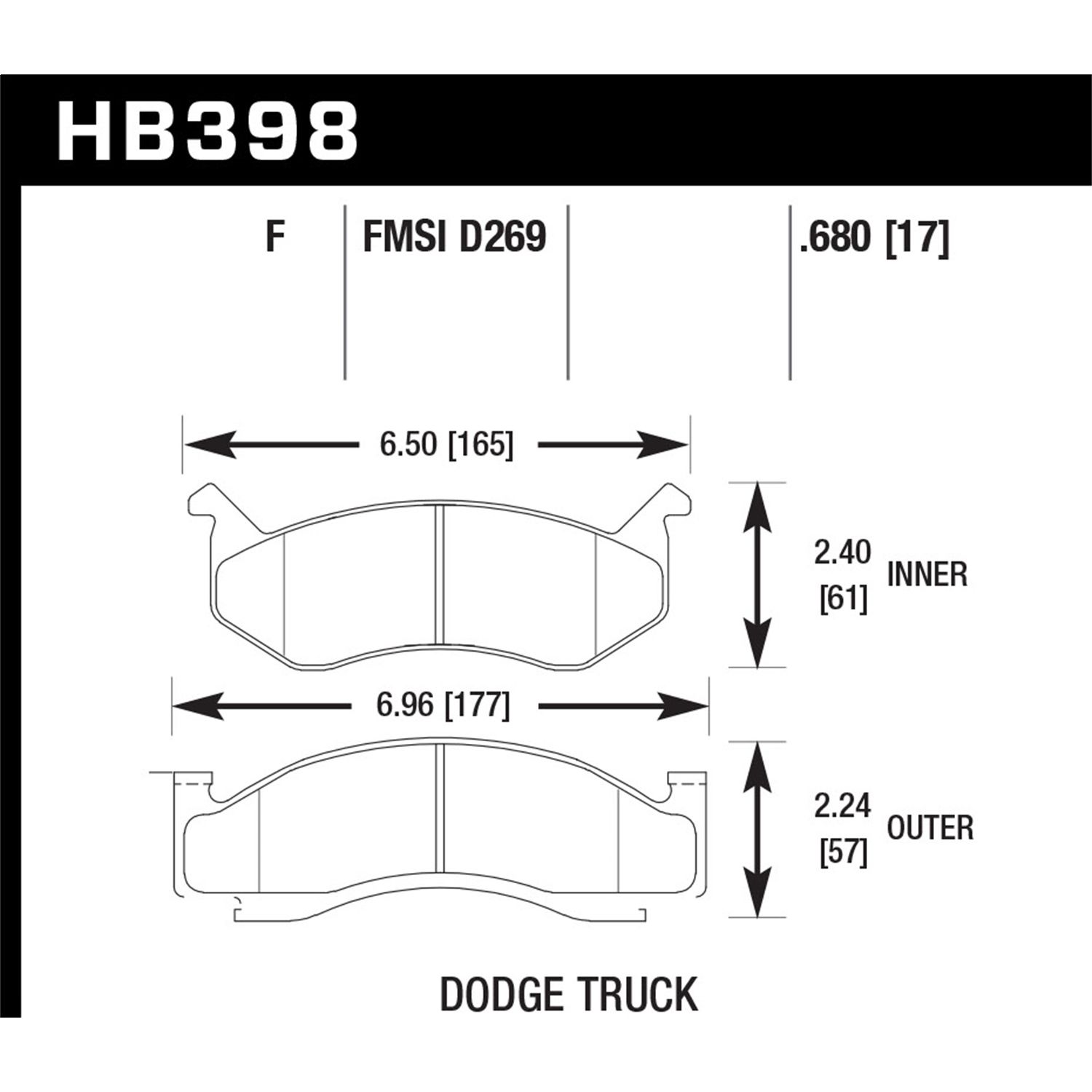 HPS Disc Brake Pad