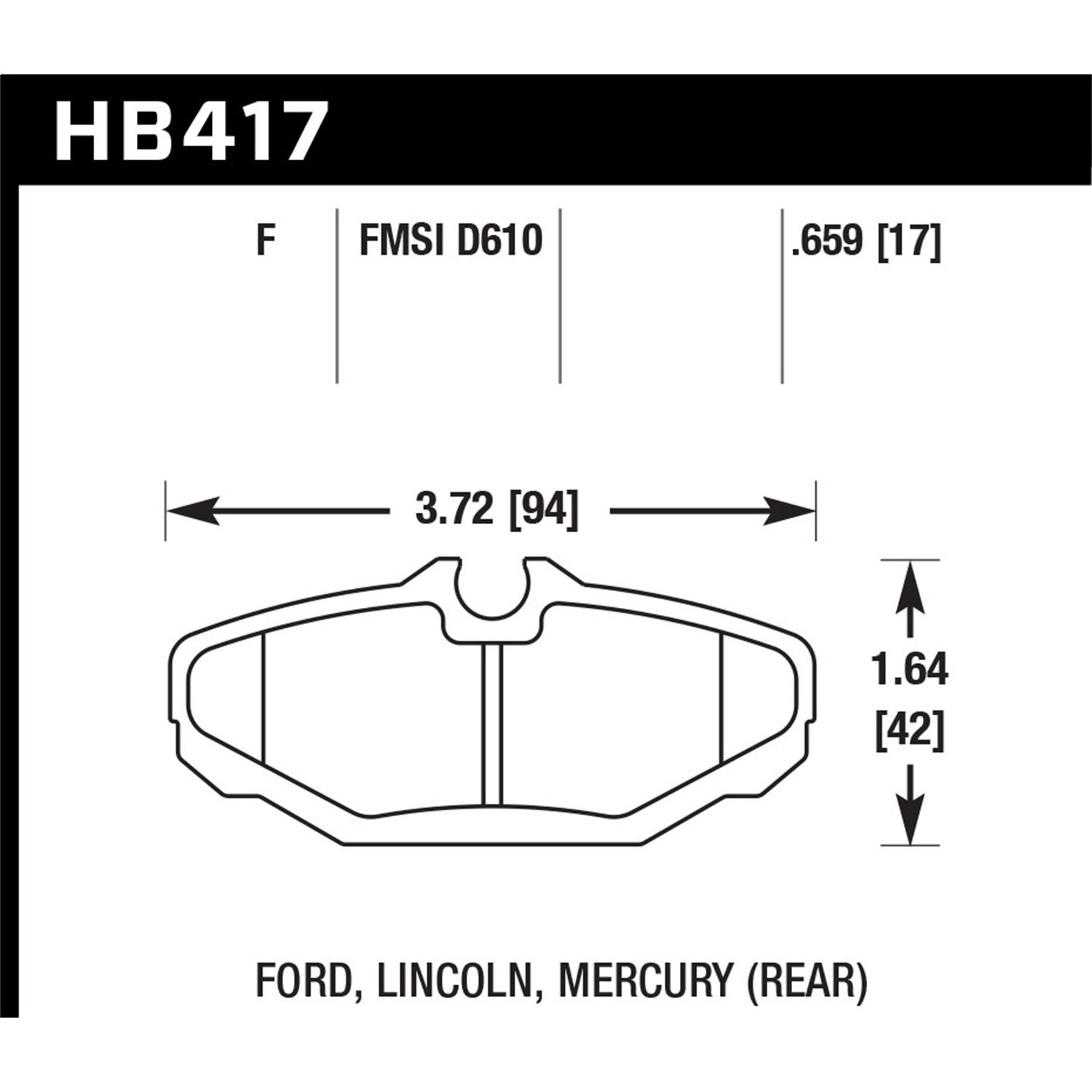 HPS Disc Brake Pad