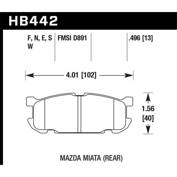 DTC-60 Disc Brake Pad