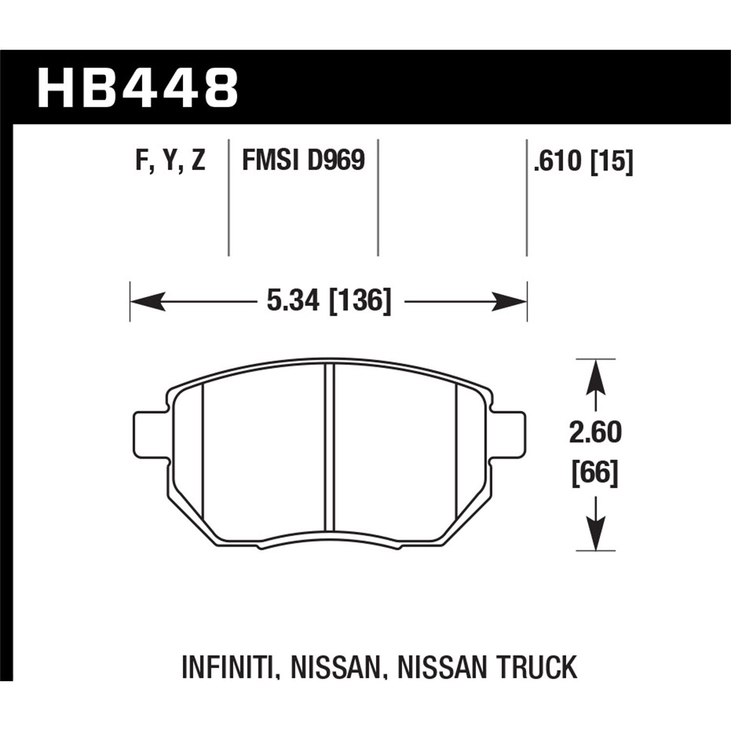 HPS Disc Brake Pad