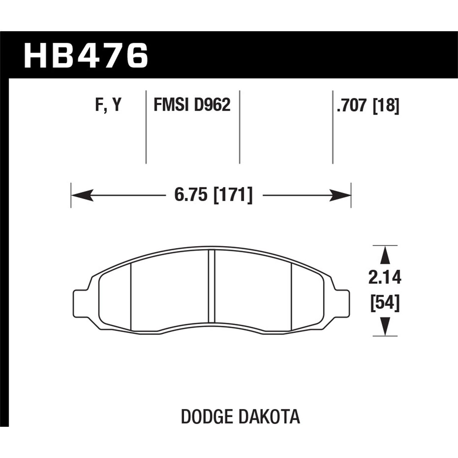 HPS Disc Brake Pad
