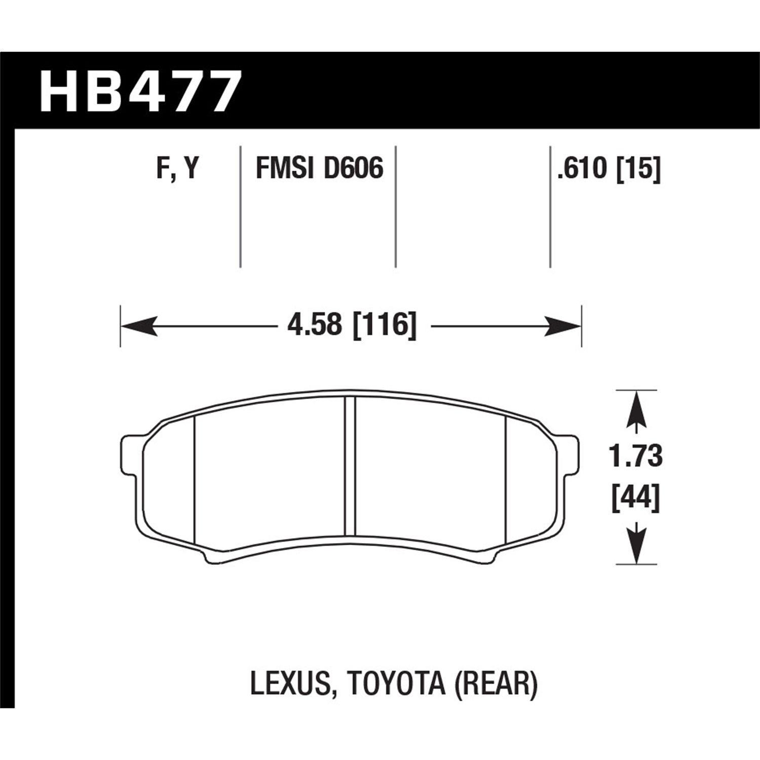HPS Disc Brake Pad