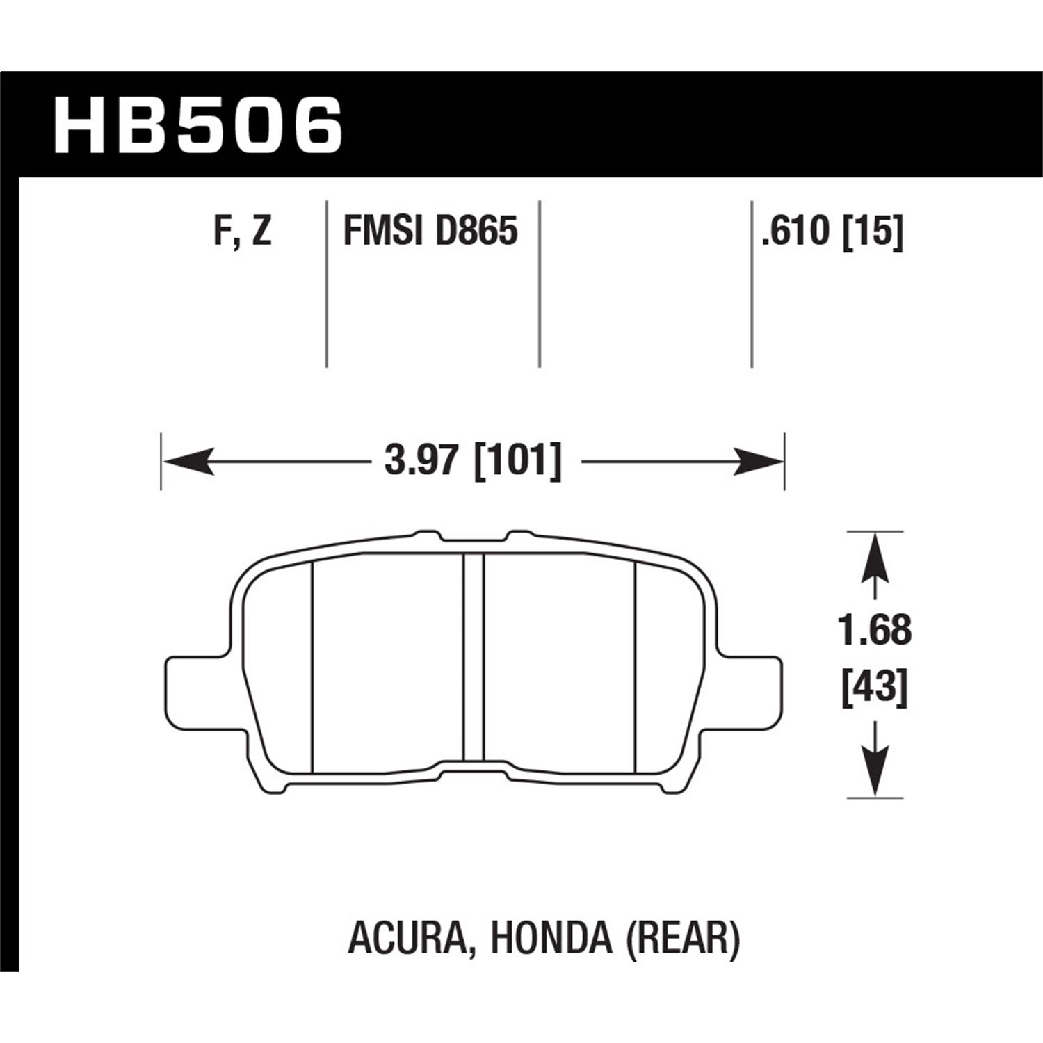 HPS Disc Brake Pad