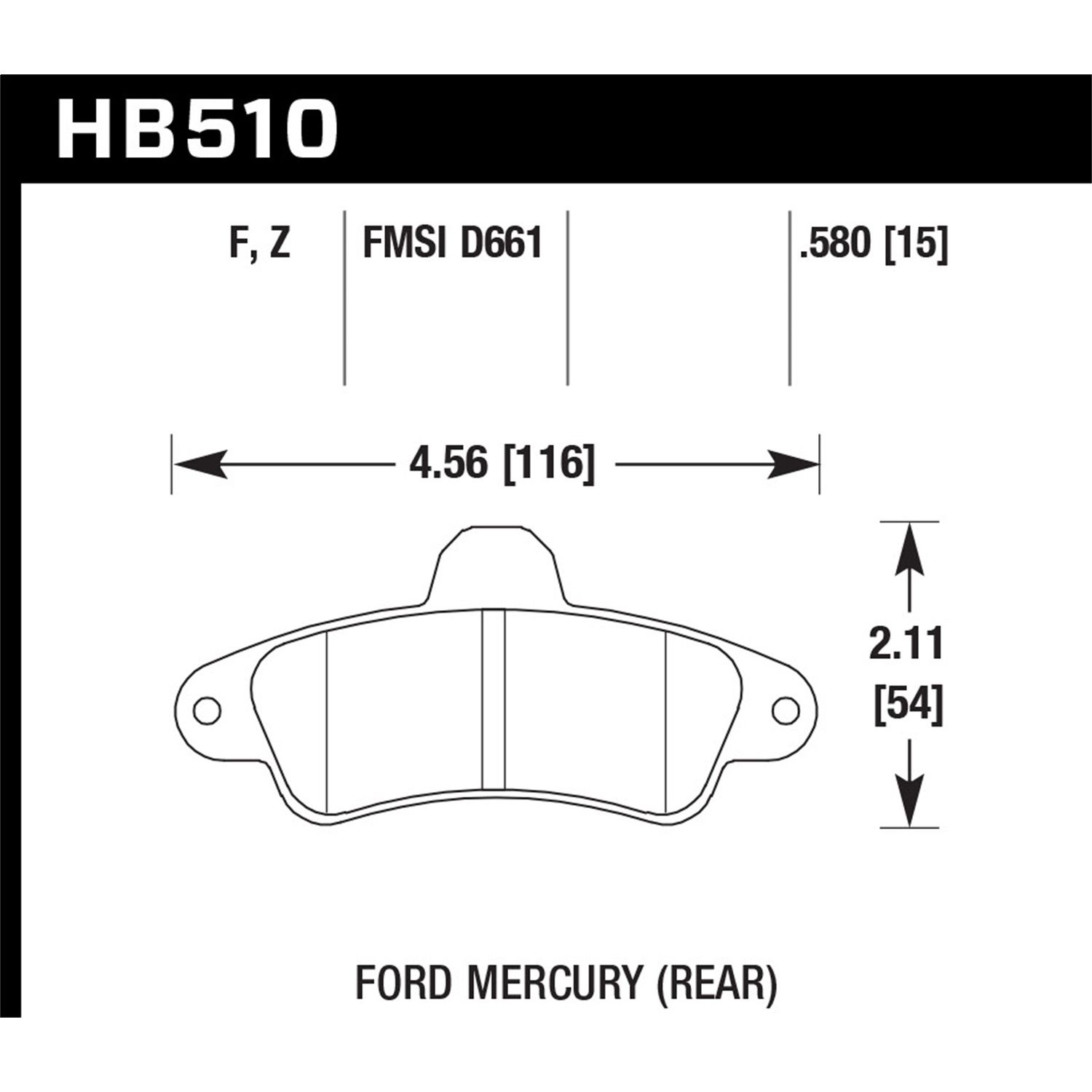 HPS Disc Brake Pad