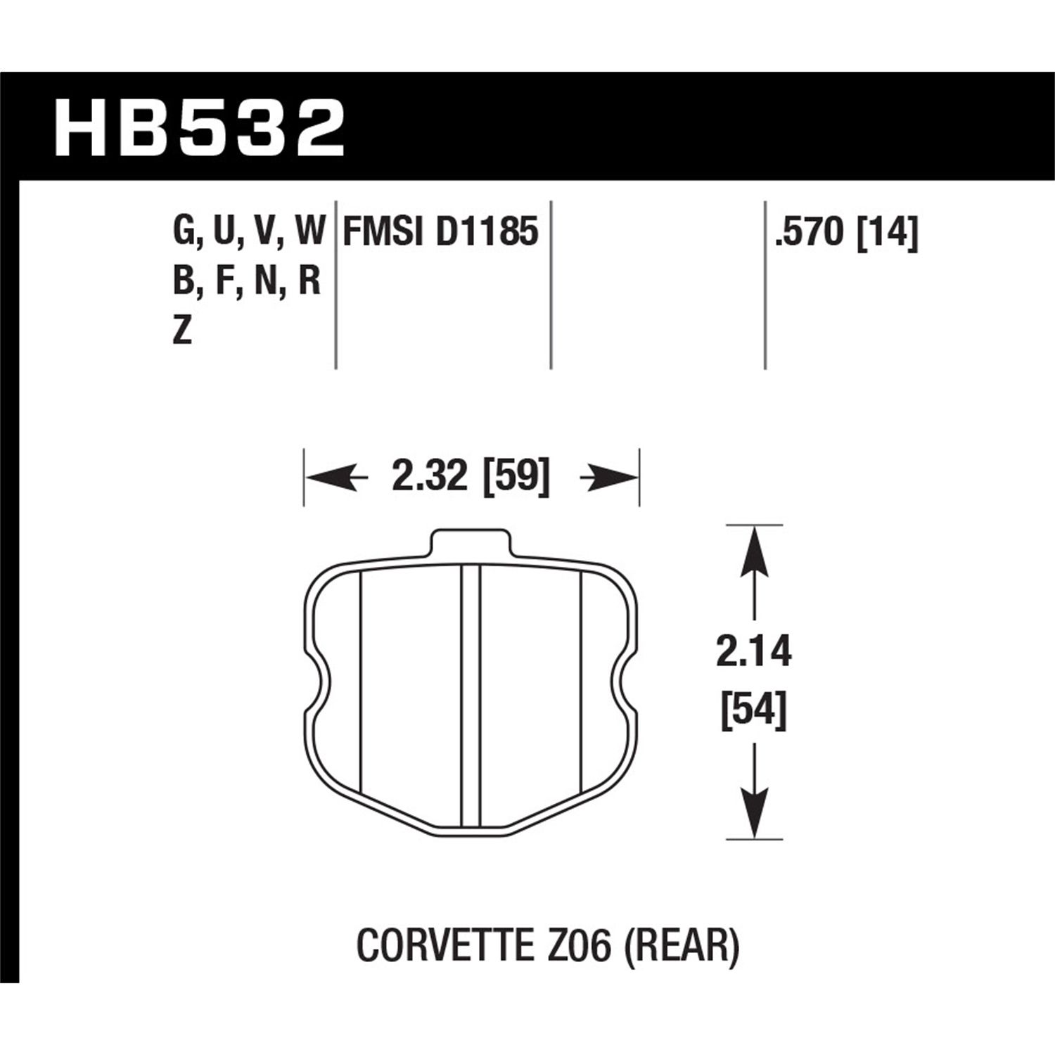 DTC-80 Disc Brake Pad