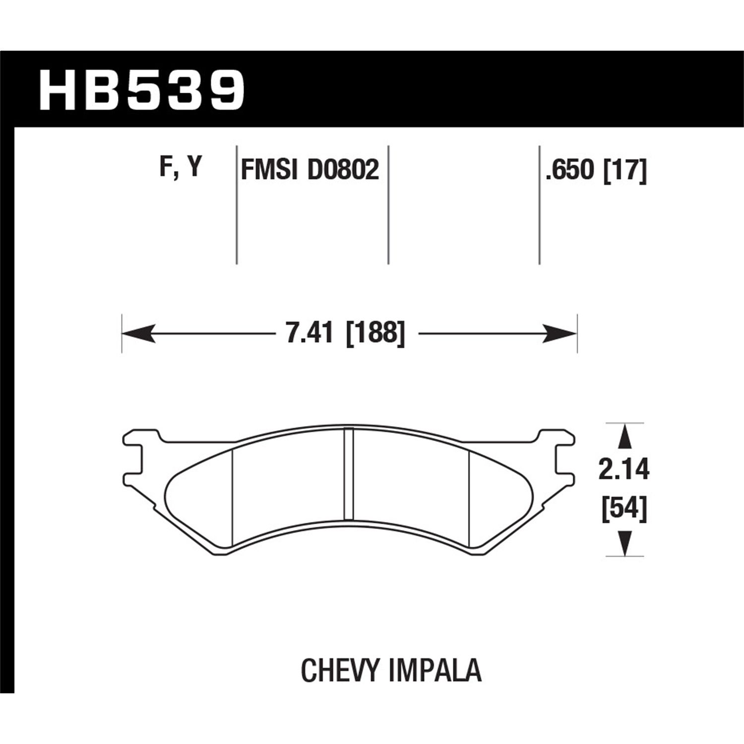 HPS Disc Brake Pad