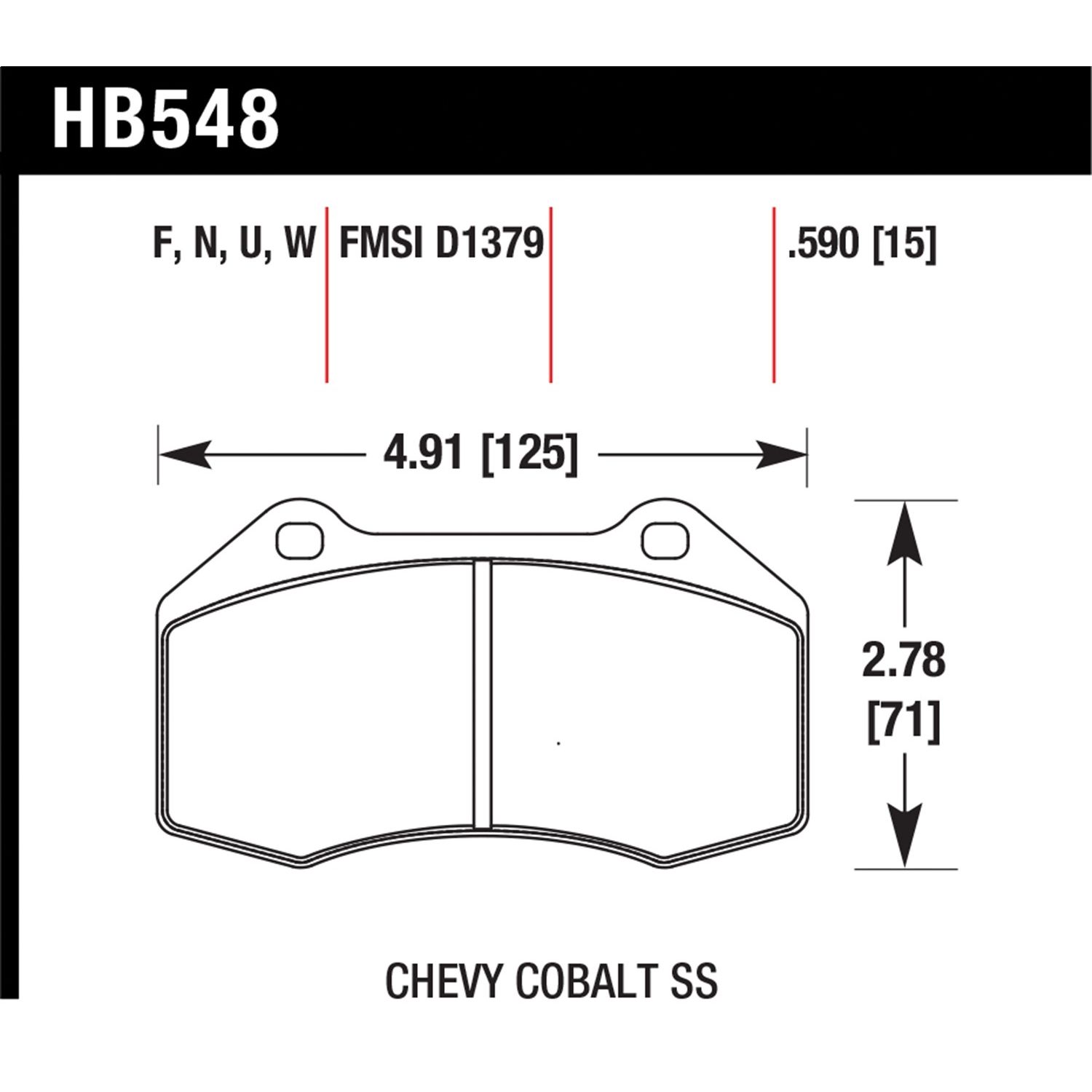 DTC-70 Disc Brake Pad