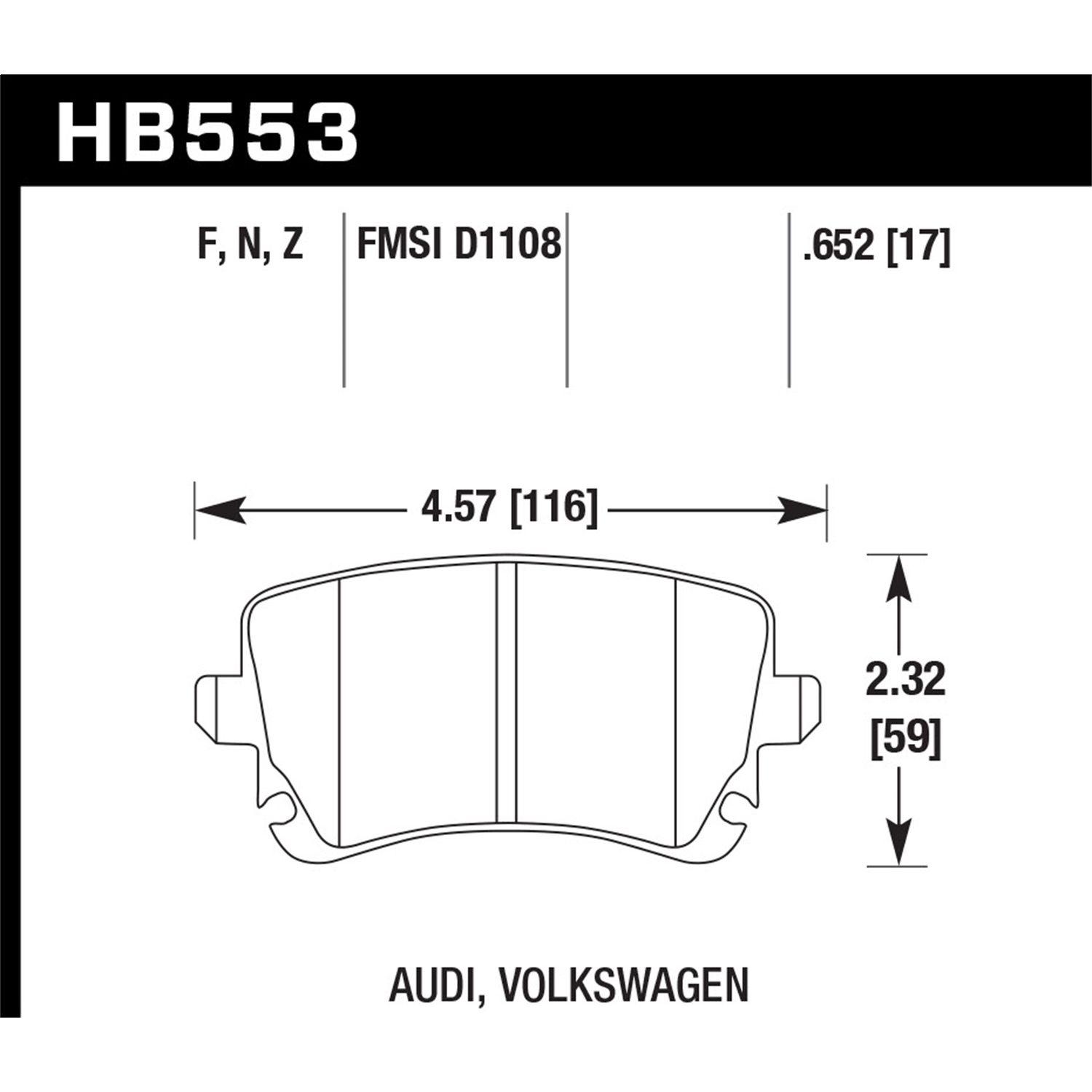 HP Plus Disc Brake Pad