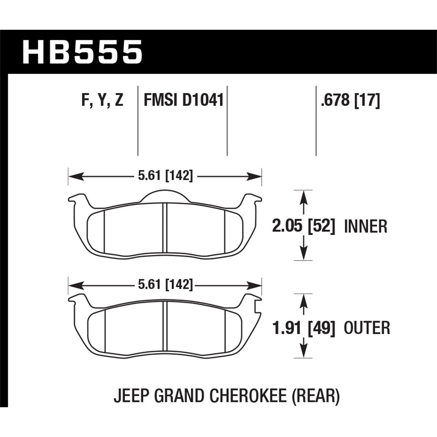 HPS Disc Brake Pad