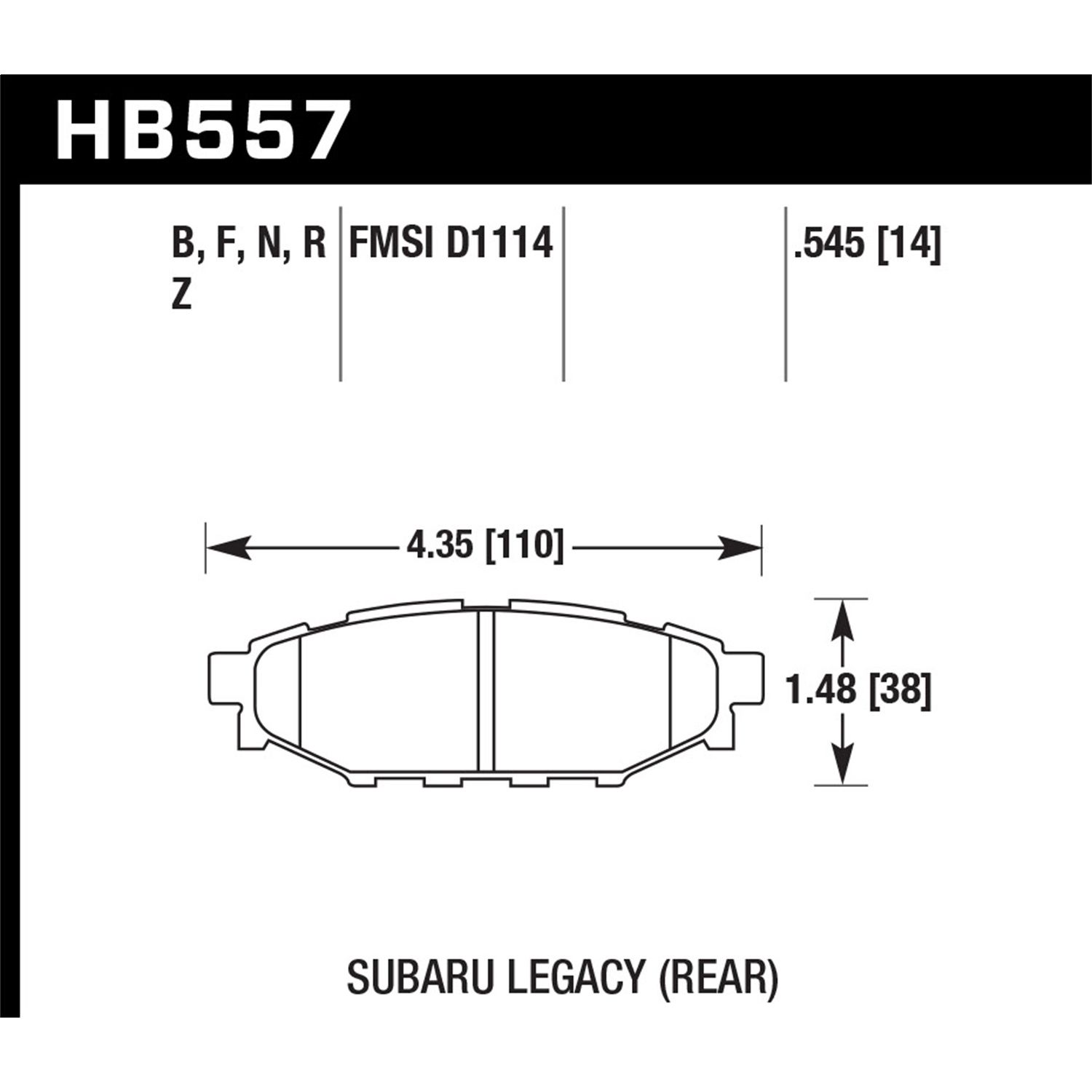 HP Plus Disc Brake Pad