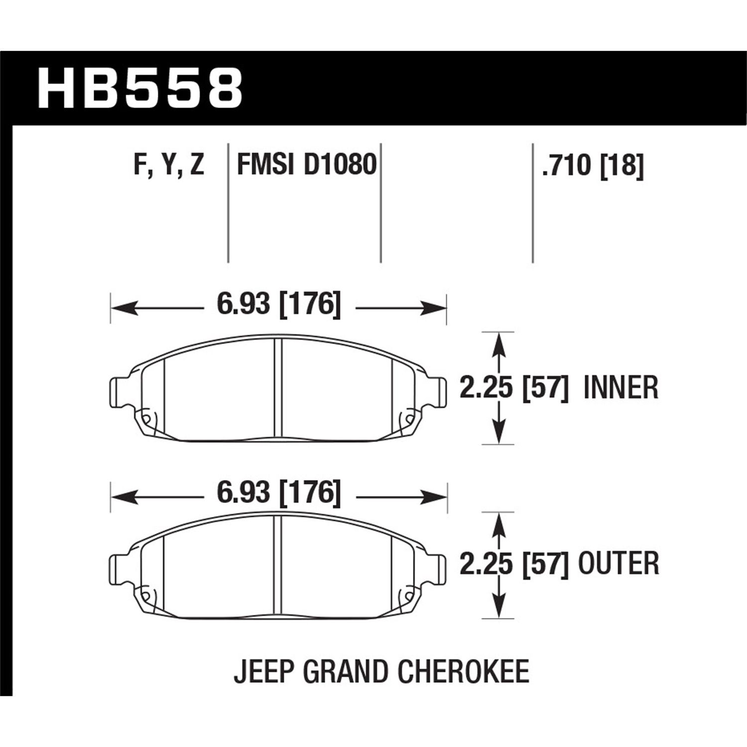 HPS Disc Brake Pad