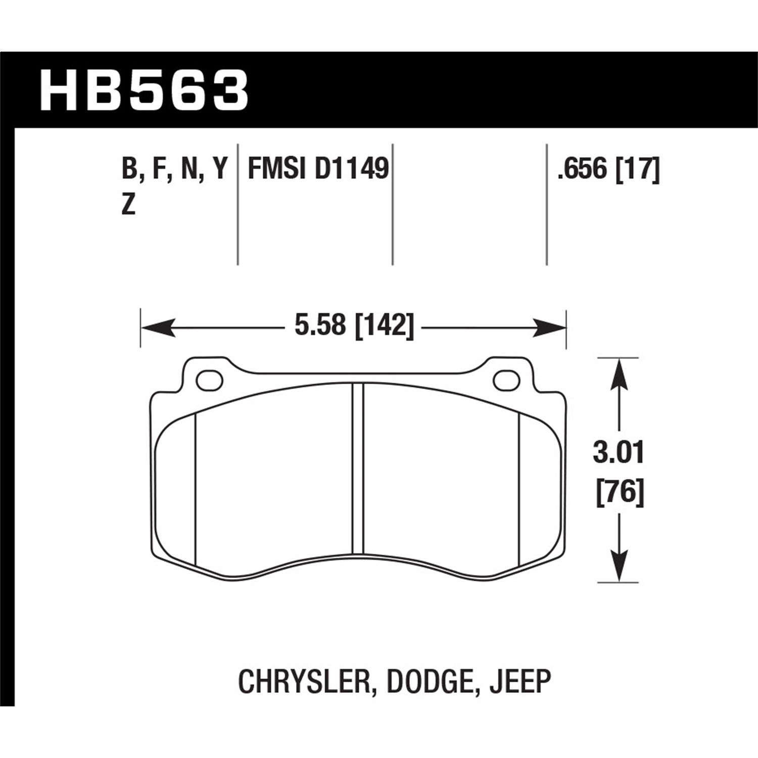 DTC-70 Disc Brake Pad