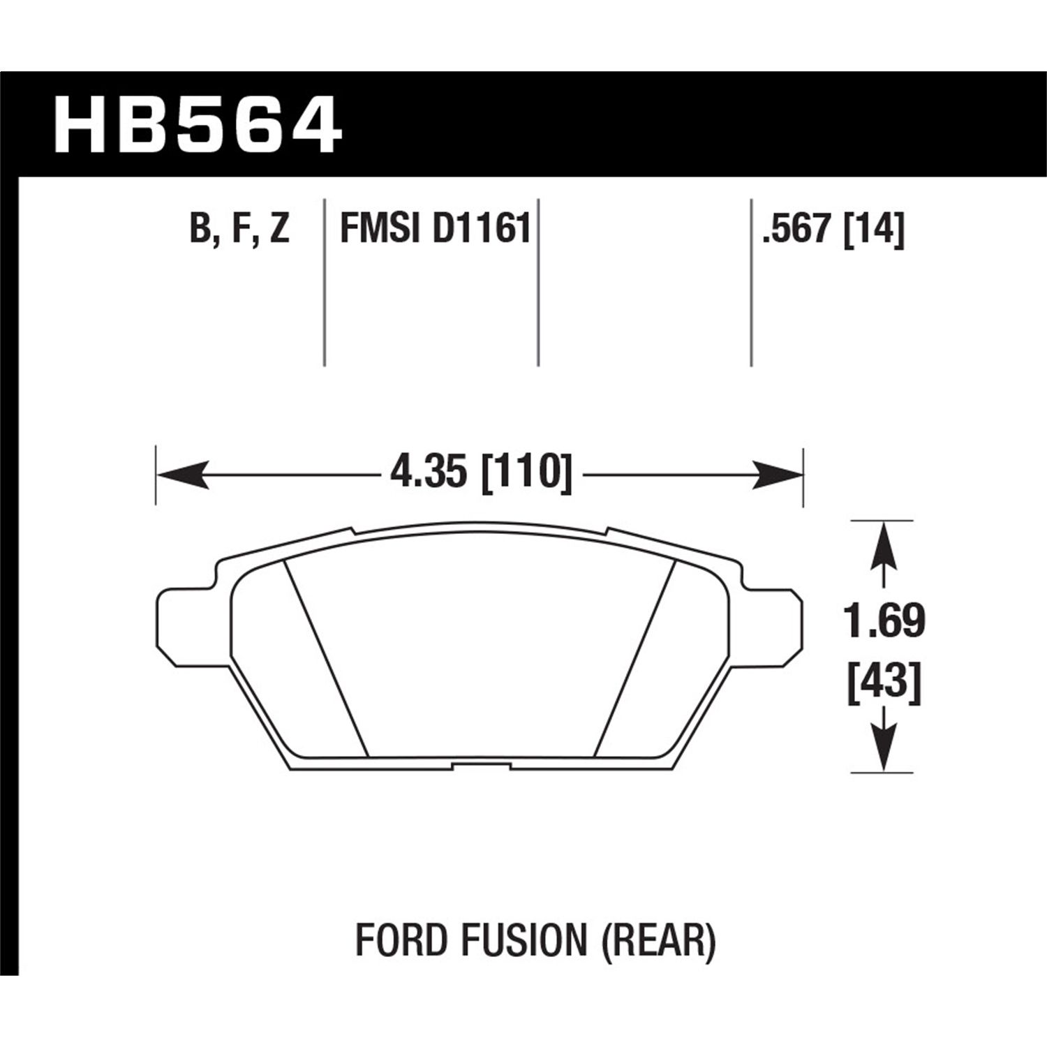 HPS 5.0 Disc Brake Pad