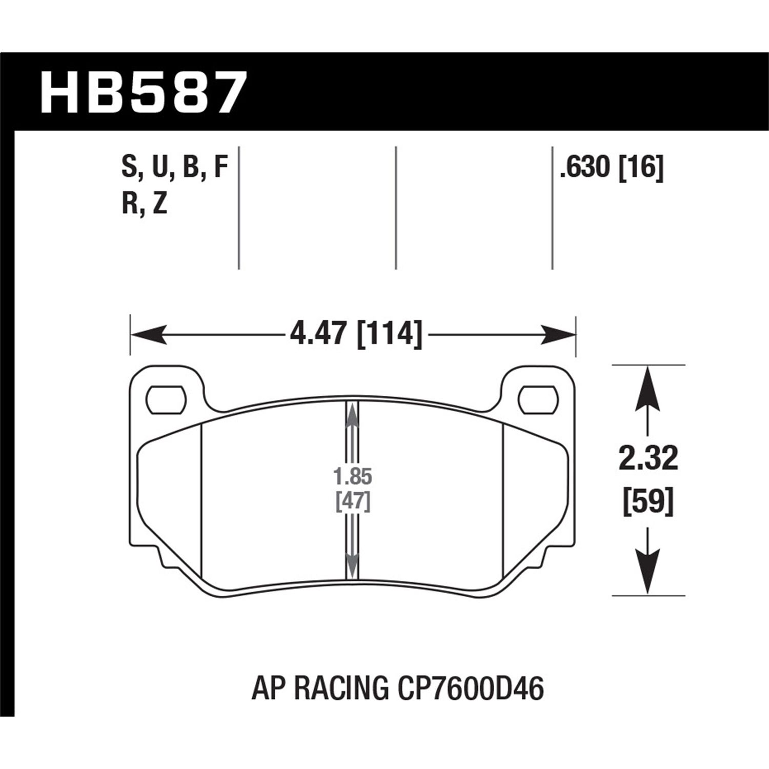 DTC-80 Disc Brake Pad