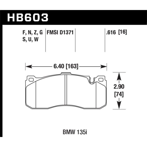 DTC-70 Disc Brake Pad