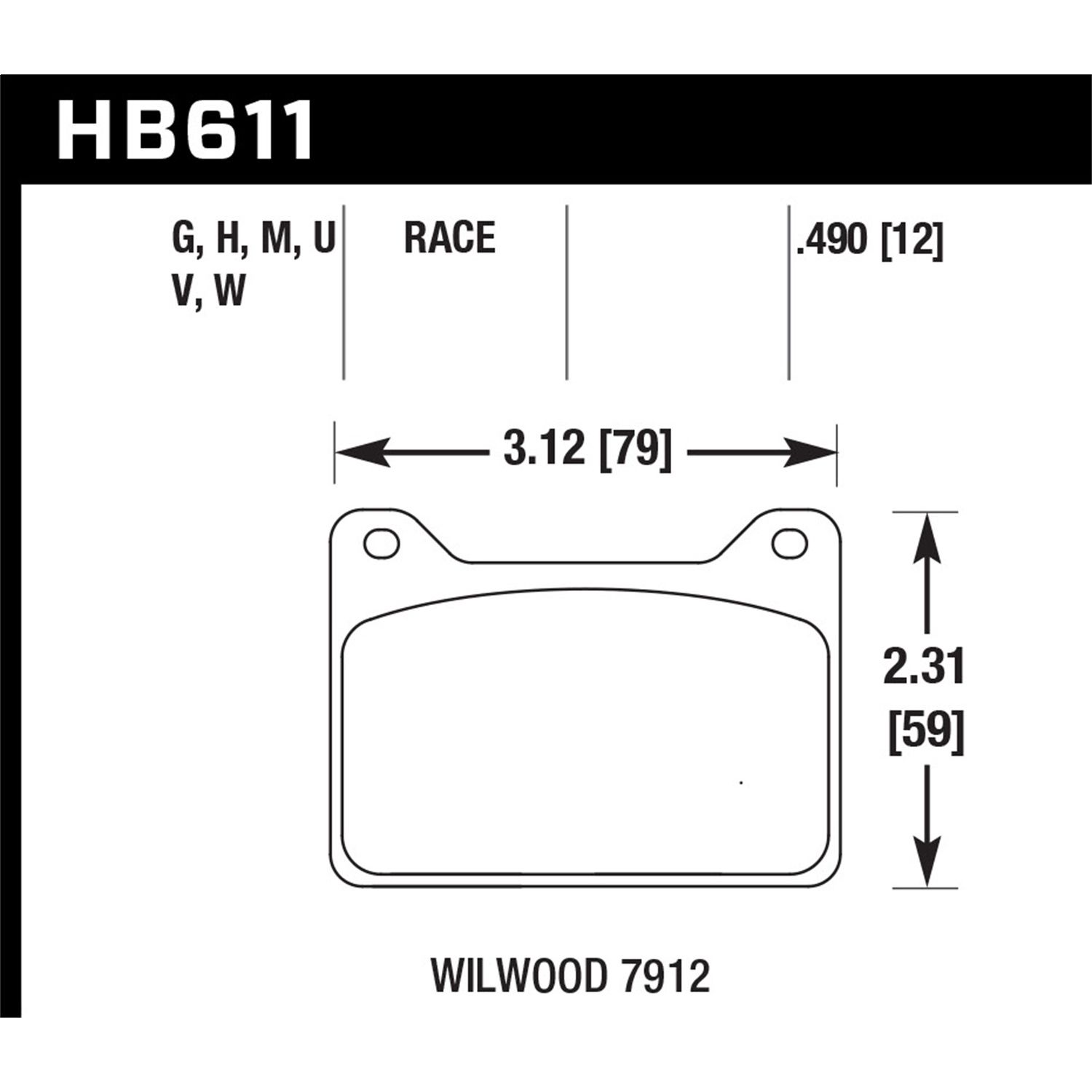 DTC-70 Disc Brake Pad