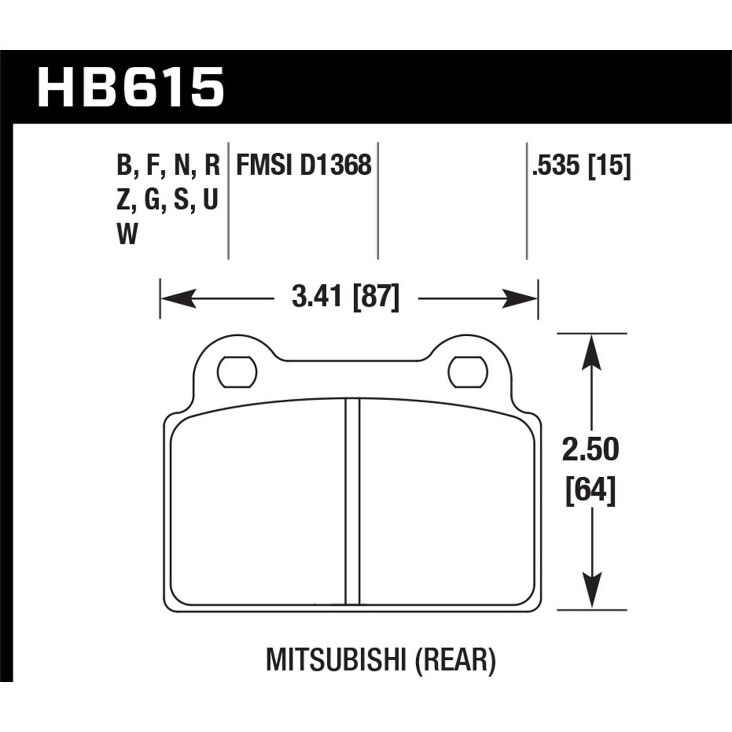 DTC-70 Disc Brake Pad