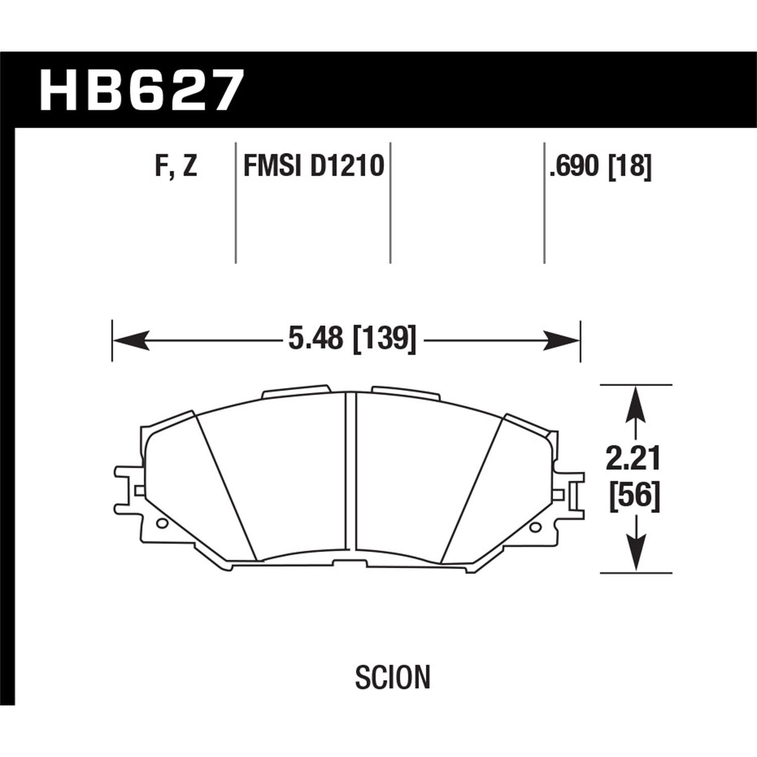 HPS 5.0 Disc Brake Pad