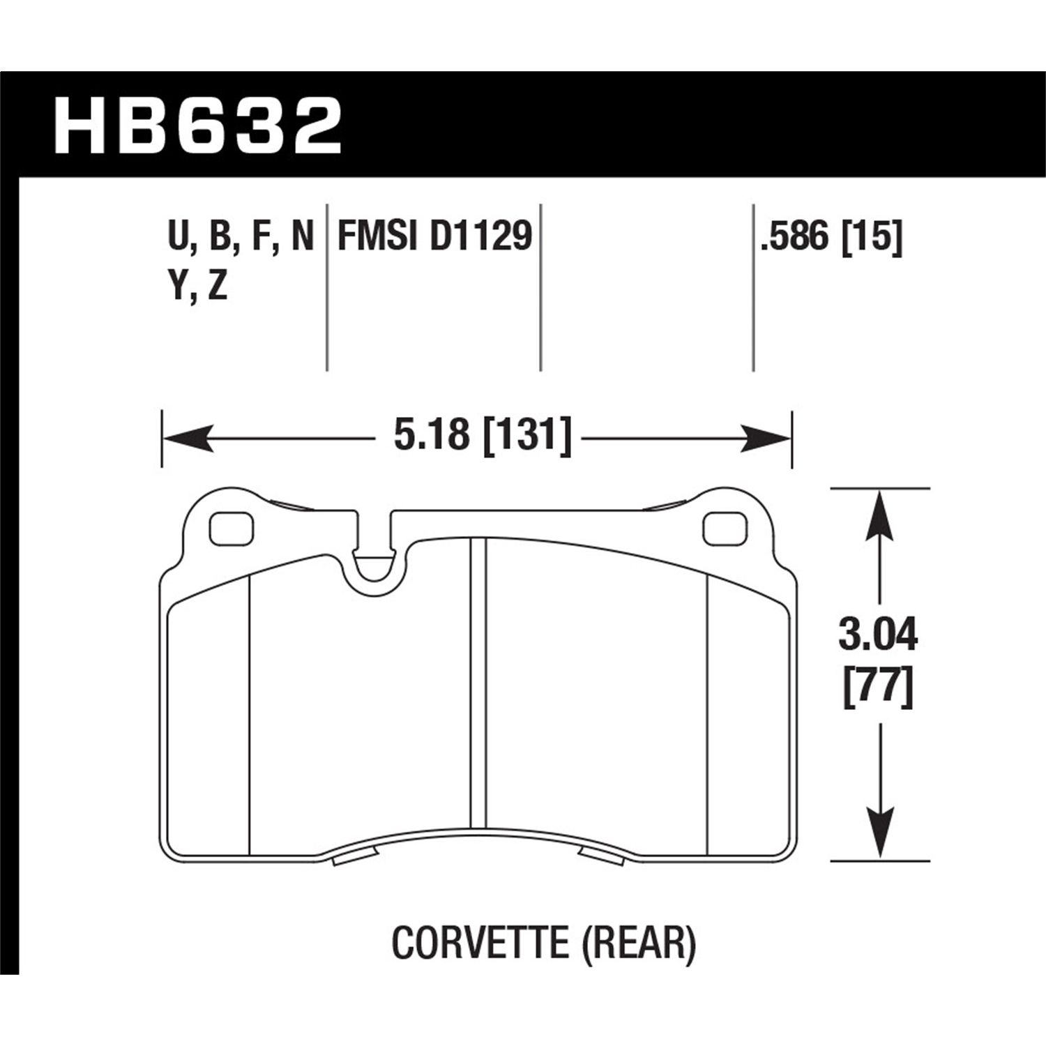 DTC-70 Disc Brake Pad