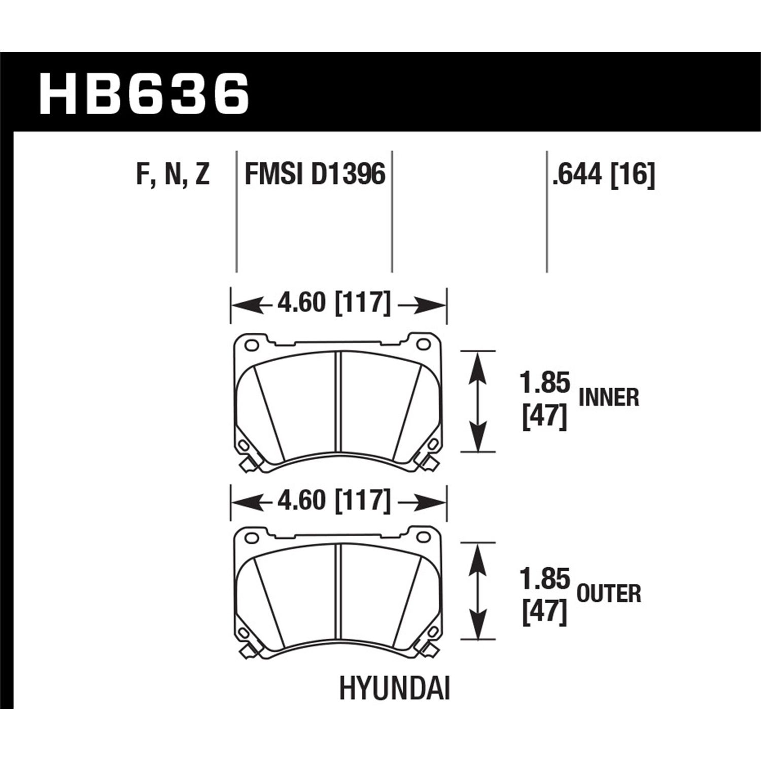 HP Plus Disc Brake Pad