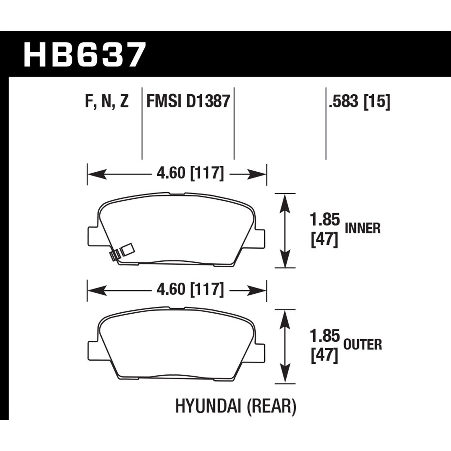 HP Plus Disc Brake Pad