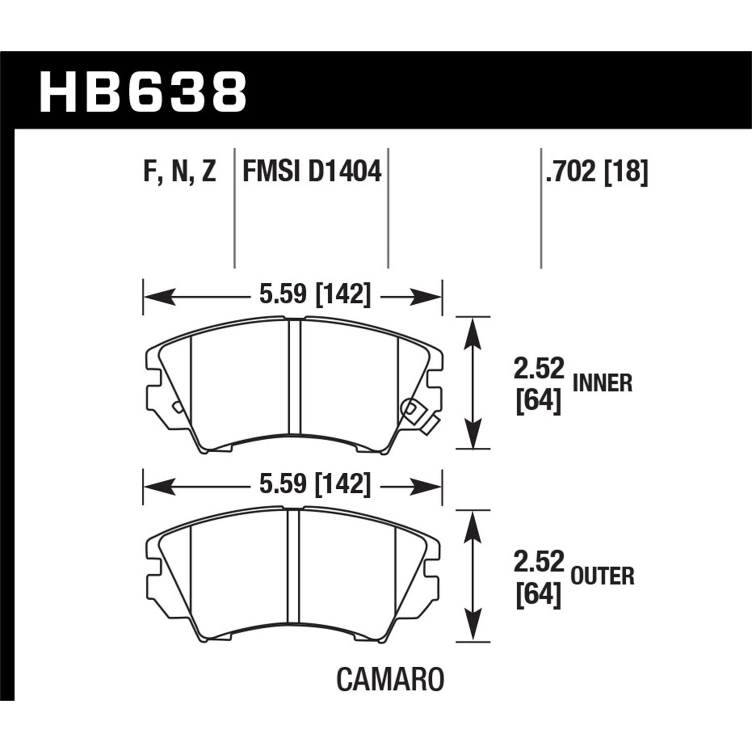 HP Plus Disc Brake Pad