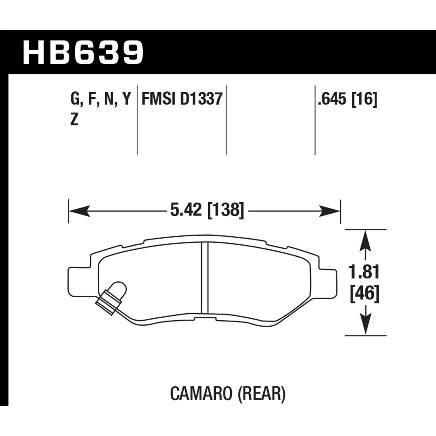 DTC-60 Disc Brake Pad