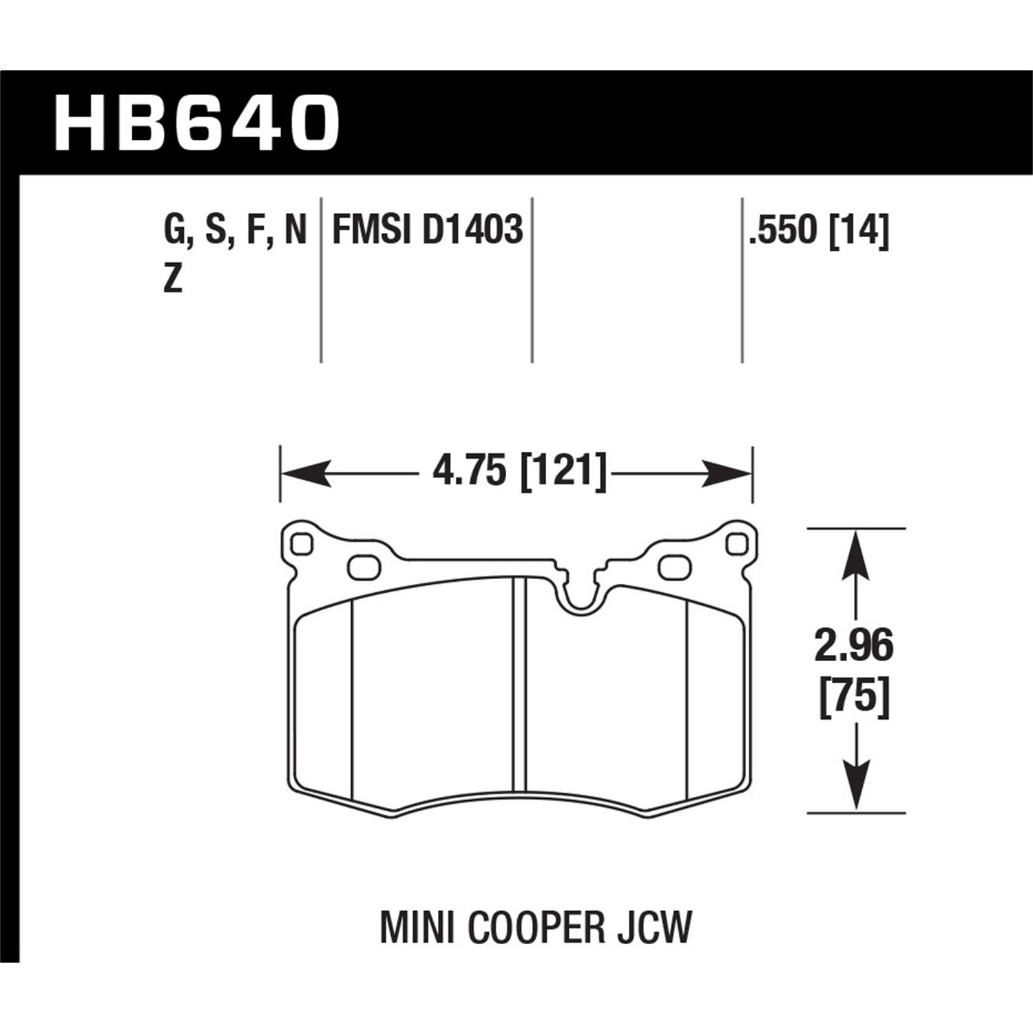 DTC-60 Disc Brake Pad