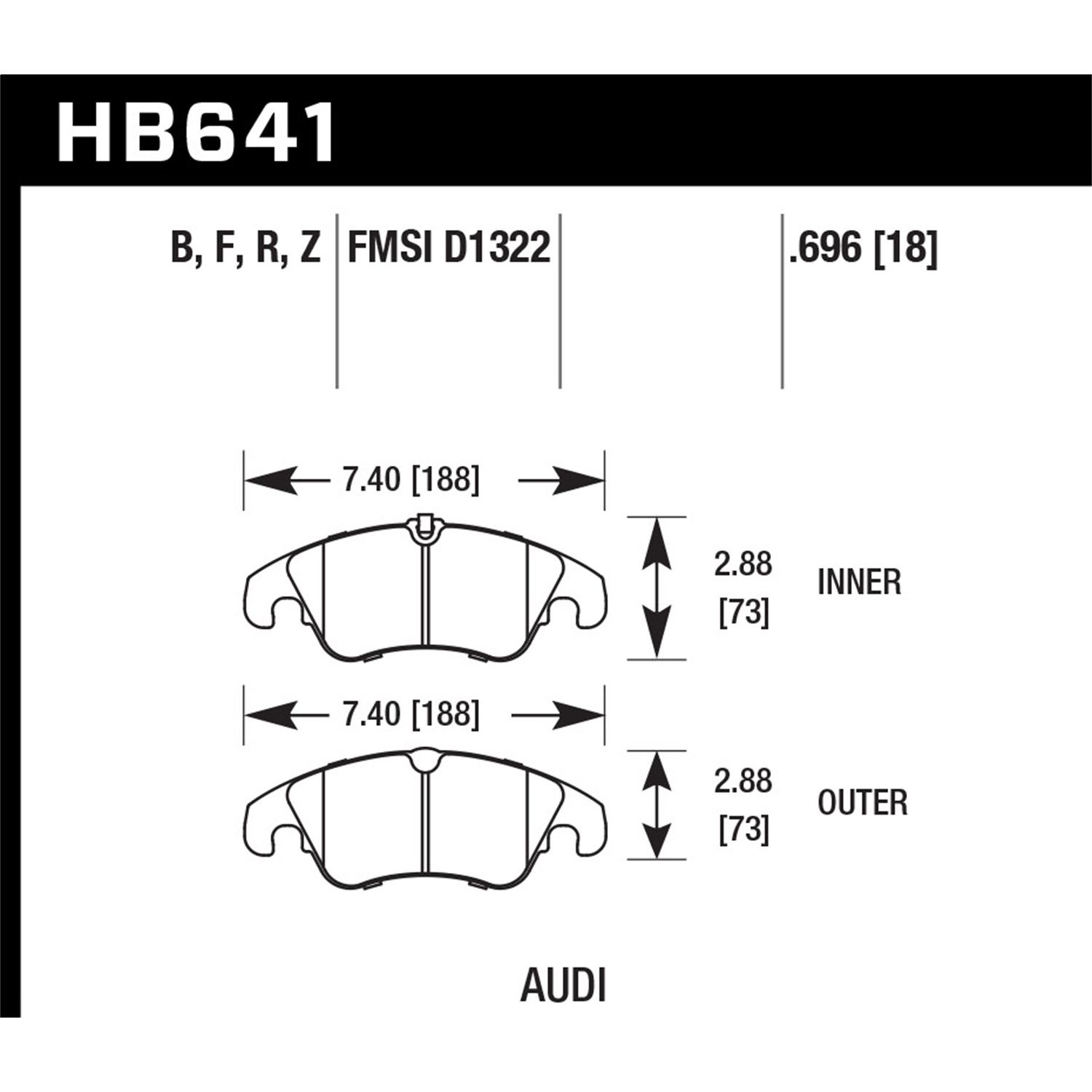 HP Plus Disc Brake Pad