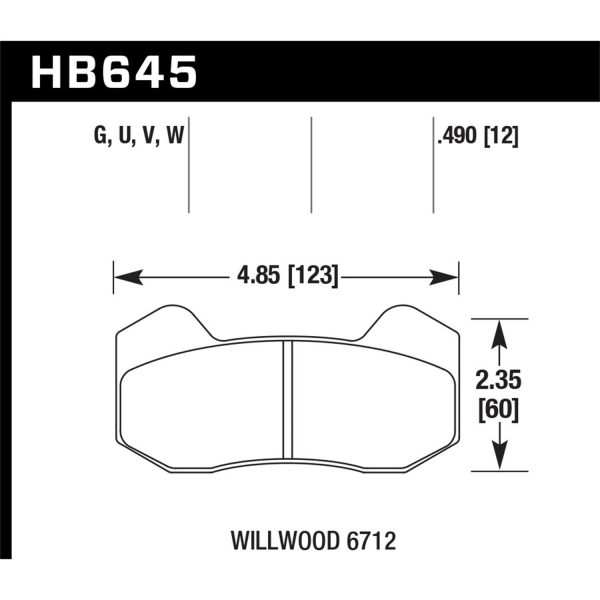 DTC-70 Disc Brake Pad
