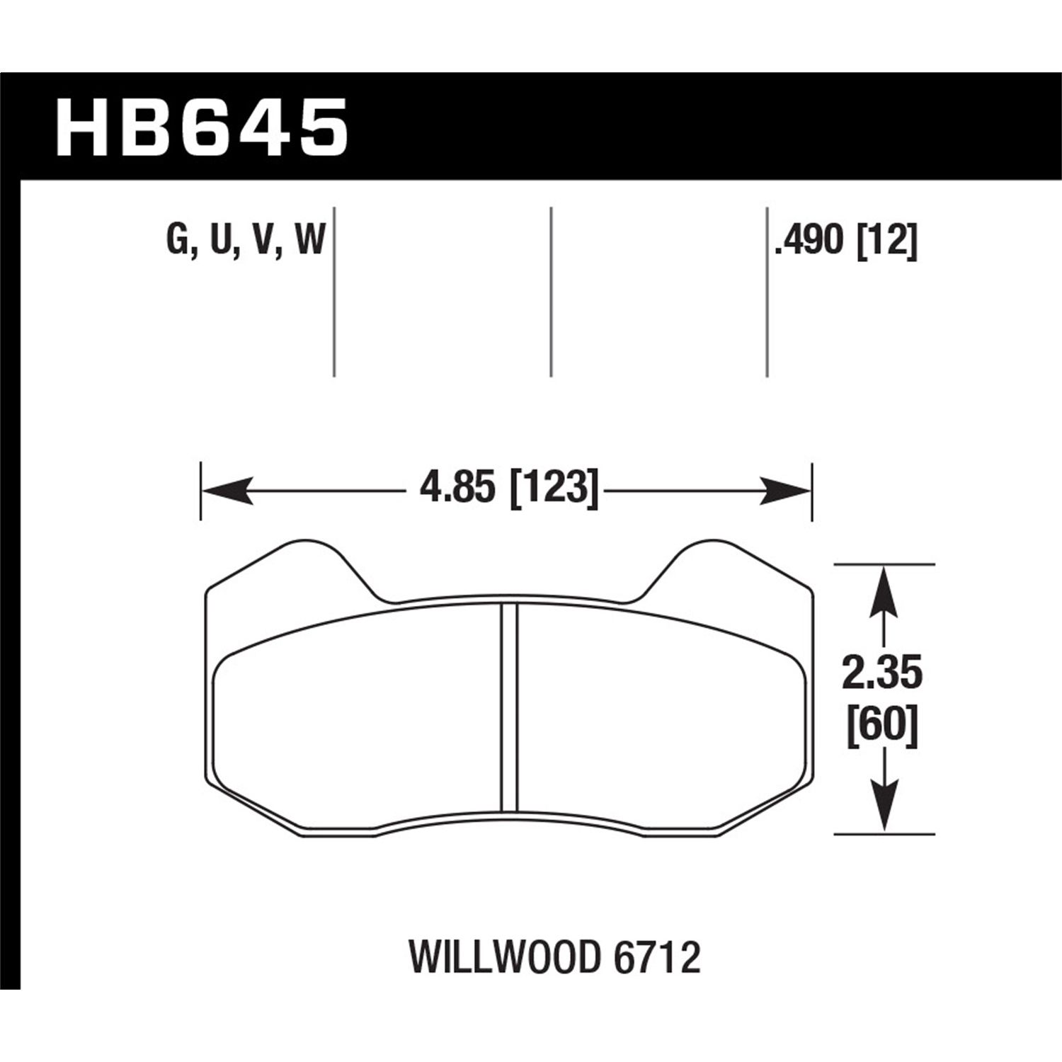 DTC-70 Disc Brake Pad