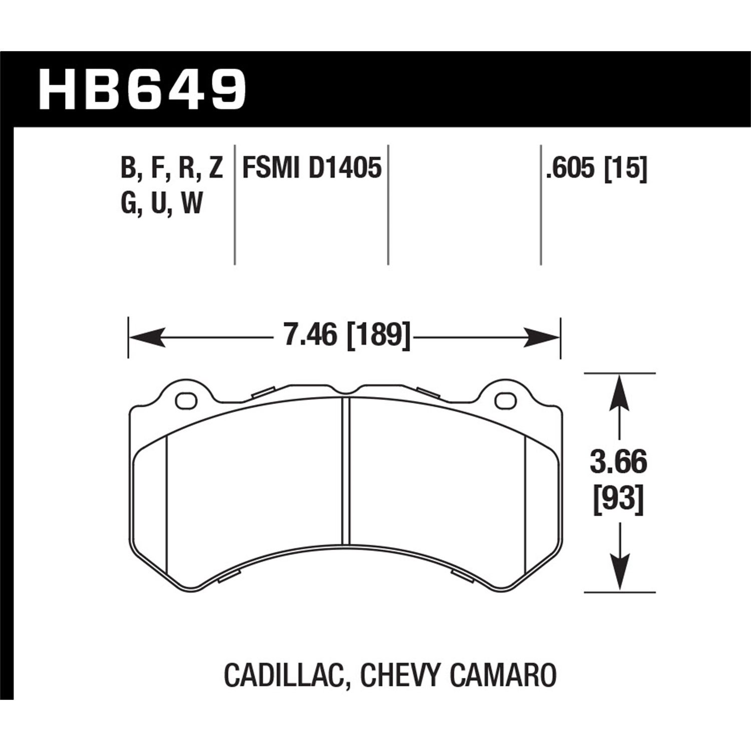 DTC-70 Disc Brake Pad