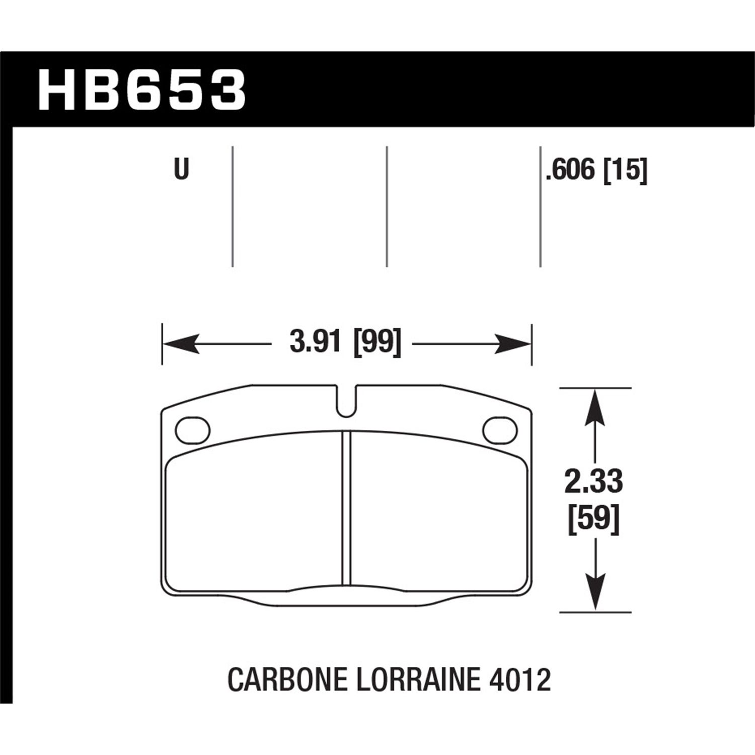 DTC-70 Disc Brake Pad