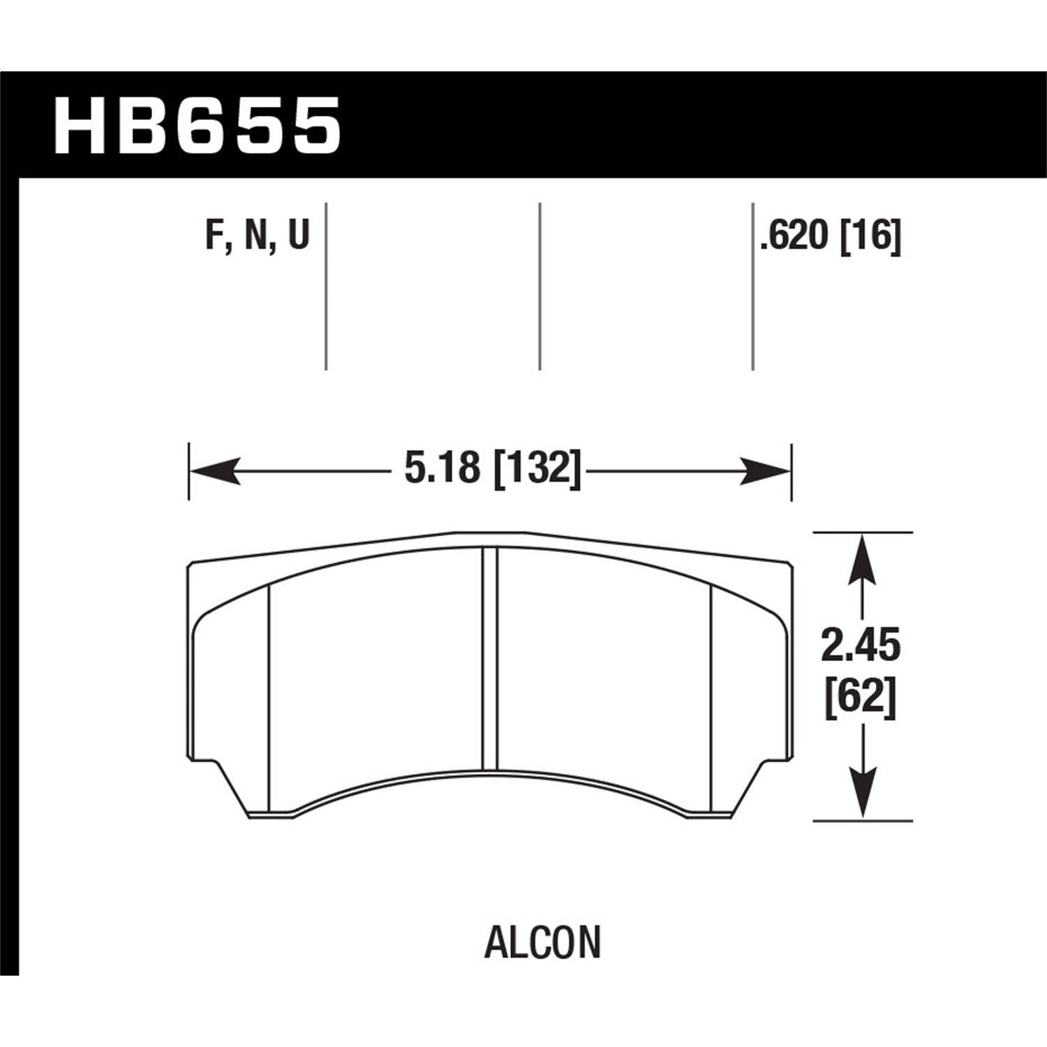 DTC-70 Disc Brake Pad