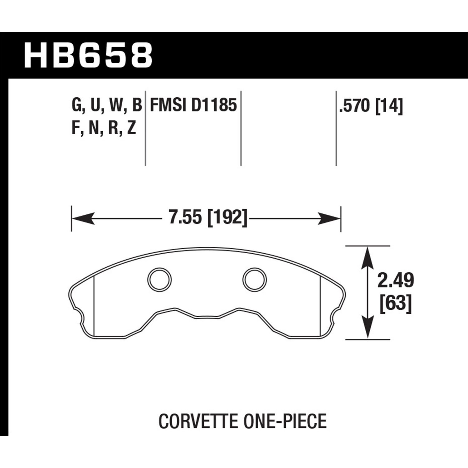 DTC-80 Disc Brake Pad