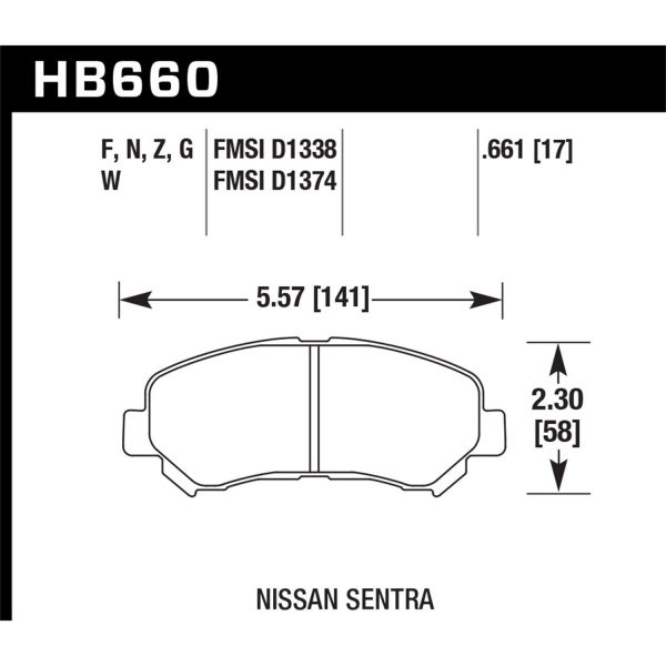 DTC-60 Disc Brake Pad