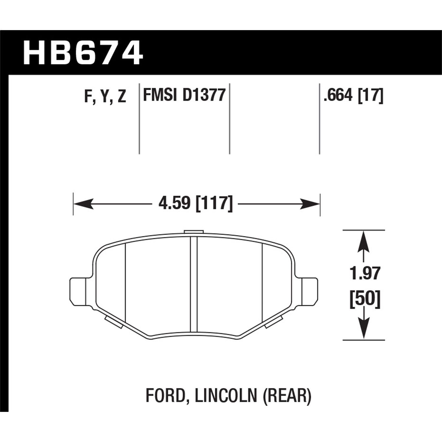HPS 5.0 Disc Brake Pad
