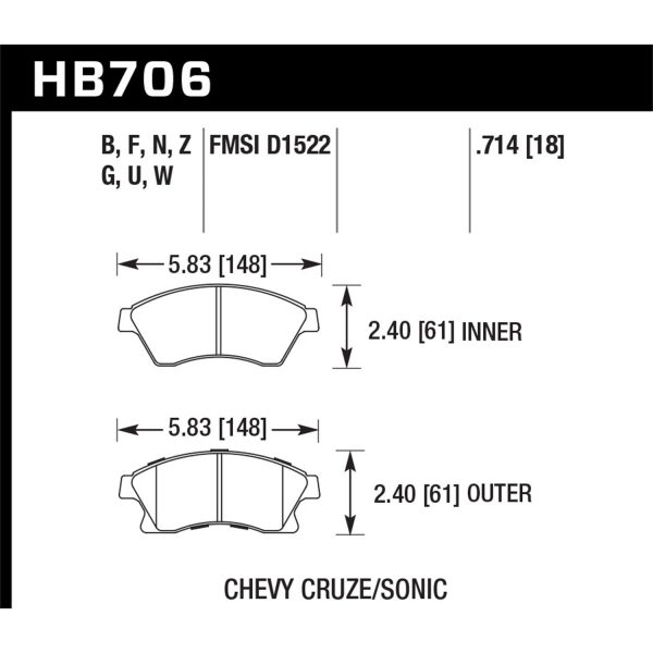 DTC-70 Disc Brake Pad