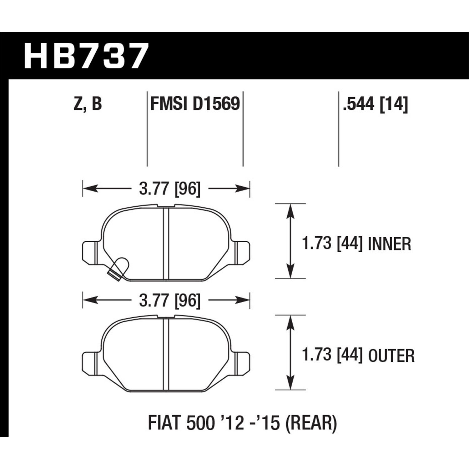 HPS 5.0 Disc Brake Pad