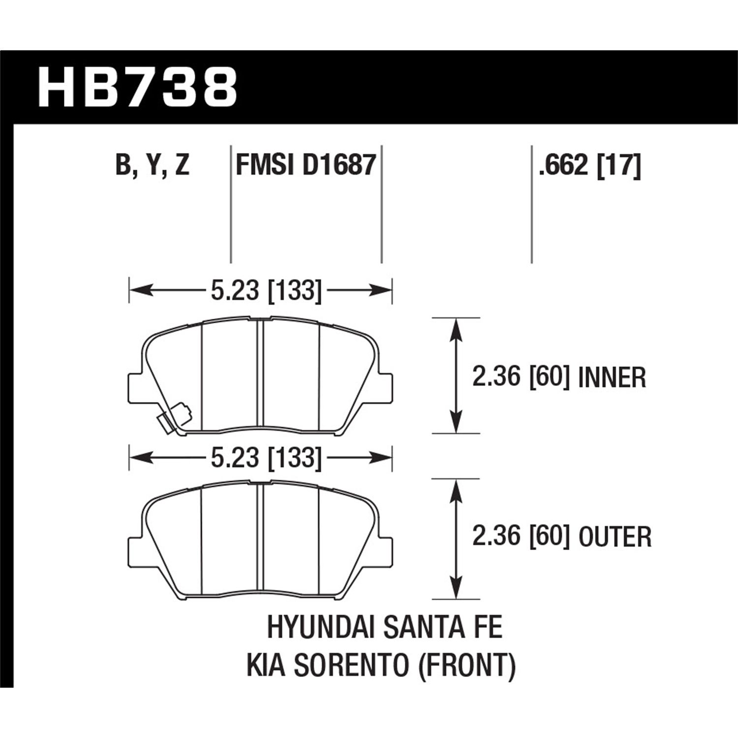 HPS 5.0 Disc Brake Pad