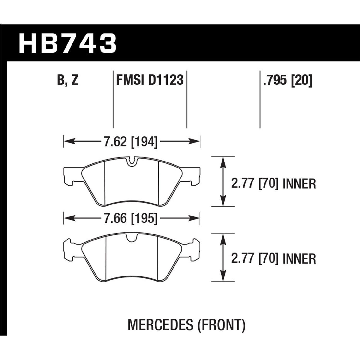HPS 5.0 Disc Brake Pad