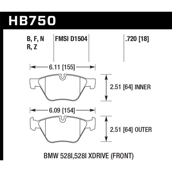Street Race Disc Brake Pad