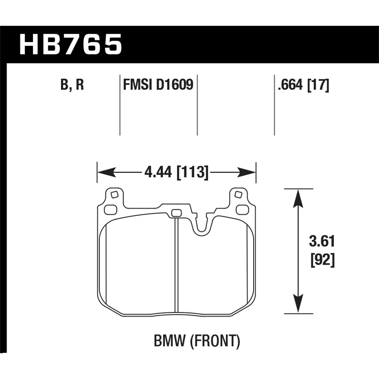 DTC-70 Disc Brake Pad