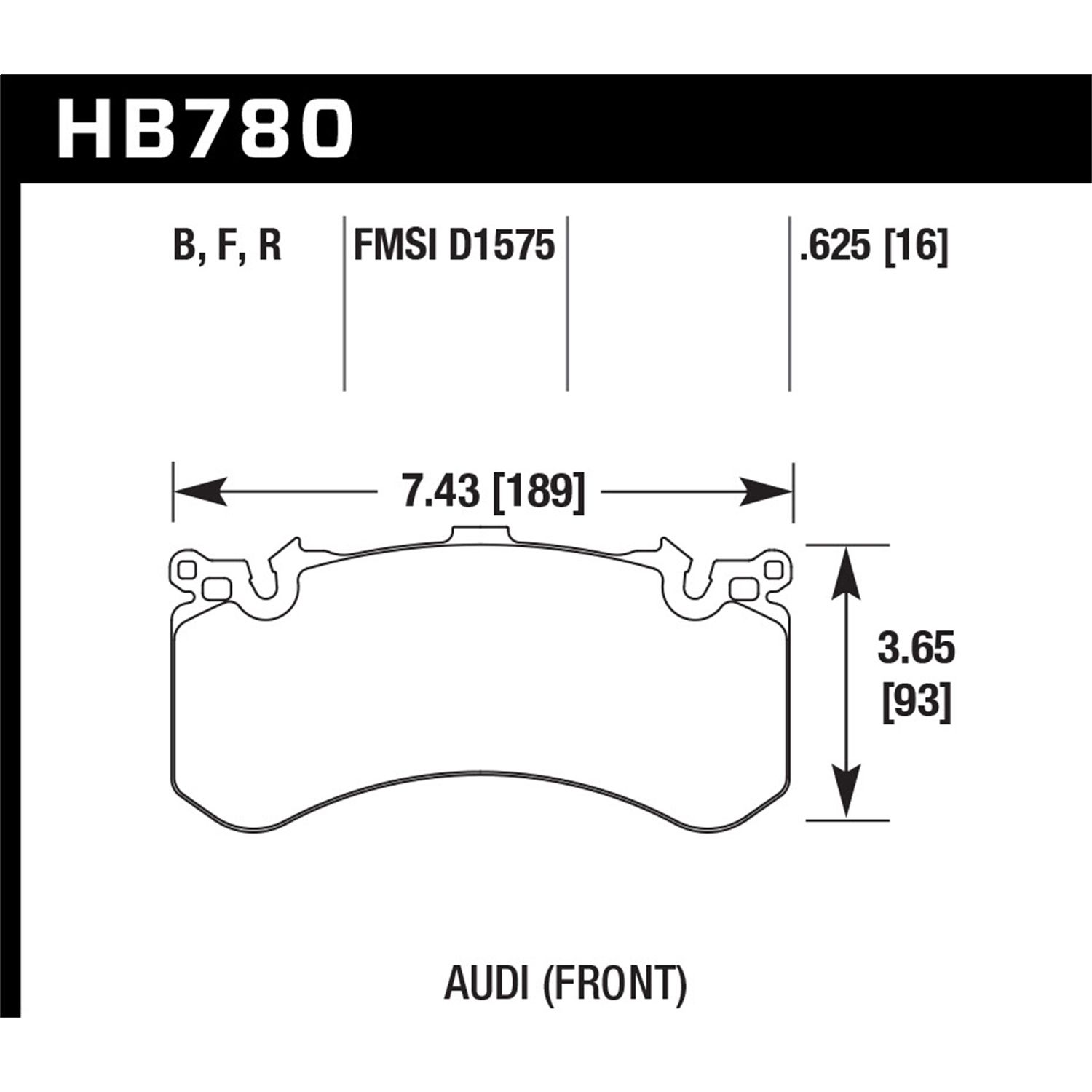 HPS 5.0 Disc Brake Pad